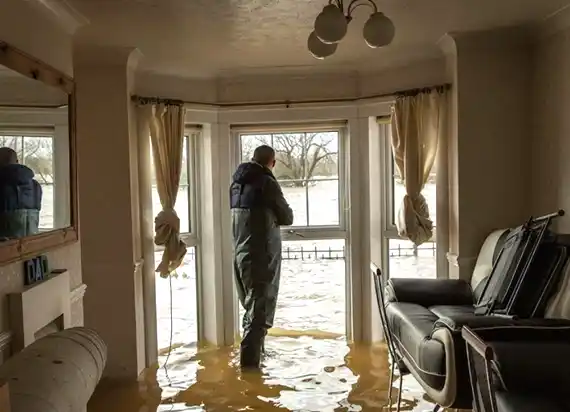 water damage restoration service Branford Center